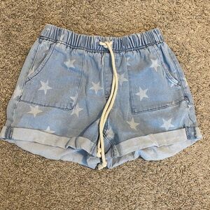 No Boundaries Blue Star Shorts